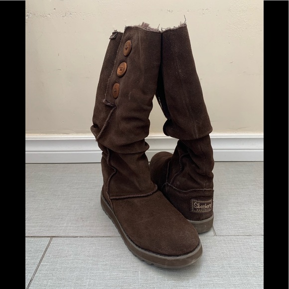 Skechers Keepsake Big button Tall Winter Boots - Picture 3 of 8